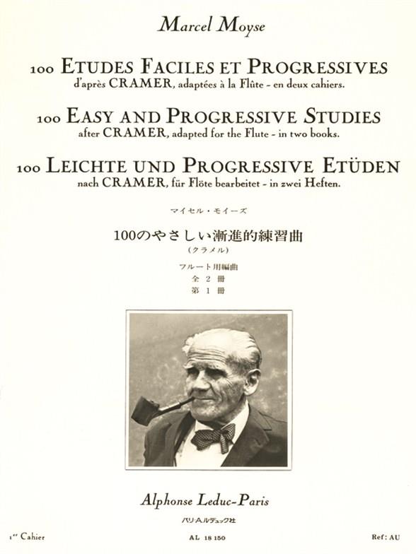 100 Etudes Faciles et Progressives 1 etudy pro příčnou flétnu