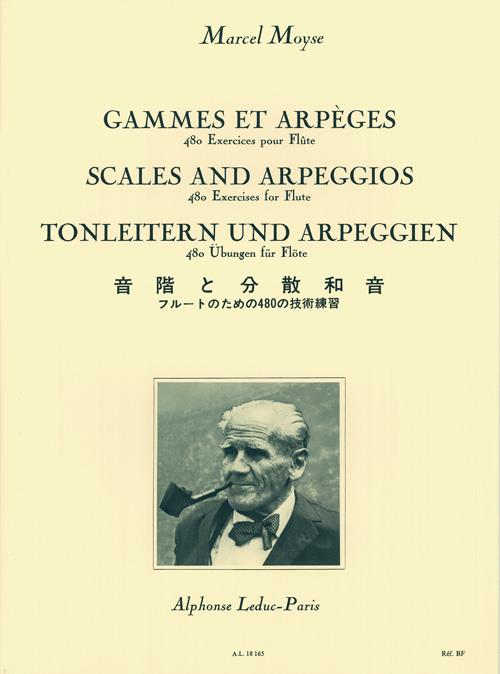 Gammes et Arpeges - 480 Exercices Flute Trav. etudy pro příčnou flétnu