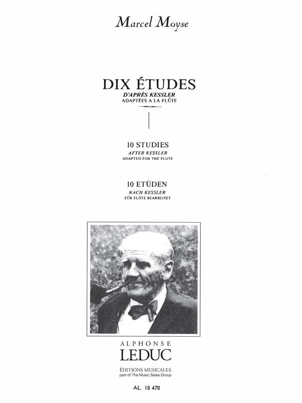 10 Etudes D'Apres Kessler etudy pro příčnou flétnu