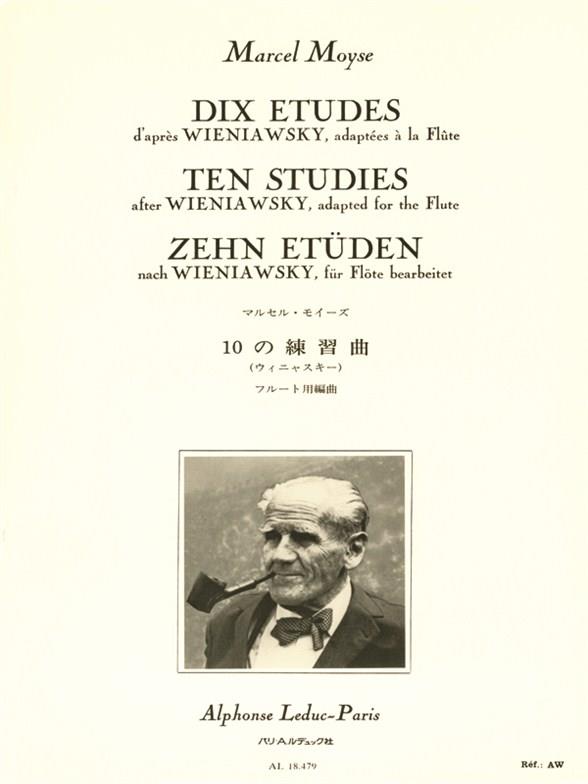 10 Etudes D'Apres Wieniawsky etudy pro příčnou flétnu