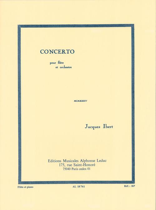 Concerto For Flute And Orchestra - pro příčnou flétnu a klavír