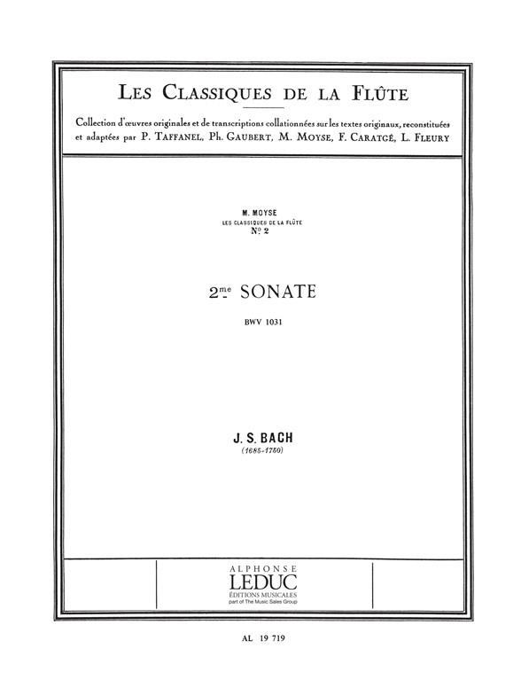 Sonata No.2, BWV1031 in E flat major - 