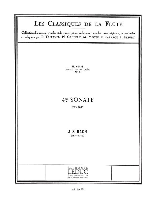 Sonata No.4, BWV1033 in C major - 