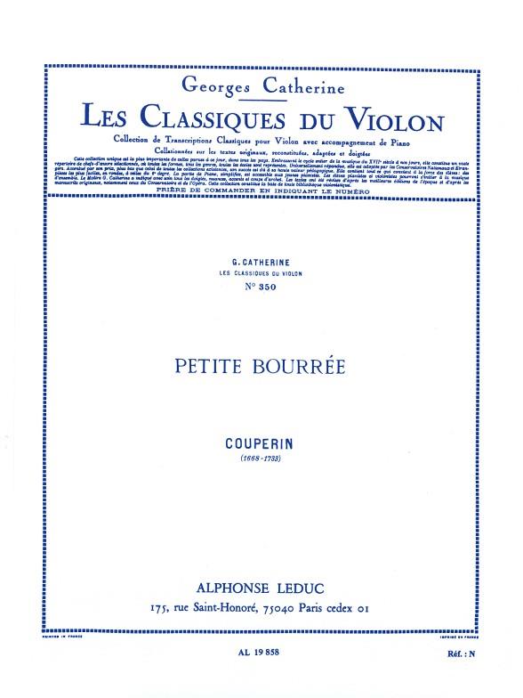 Petite Bourrée - Classiques No.350 - noty pro housle a klavír