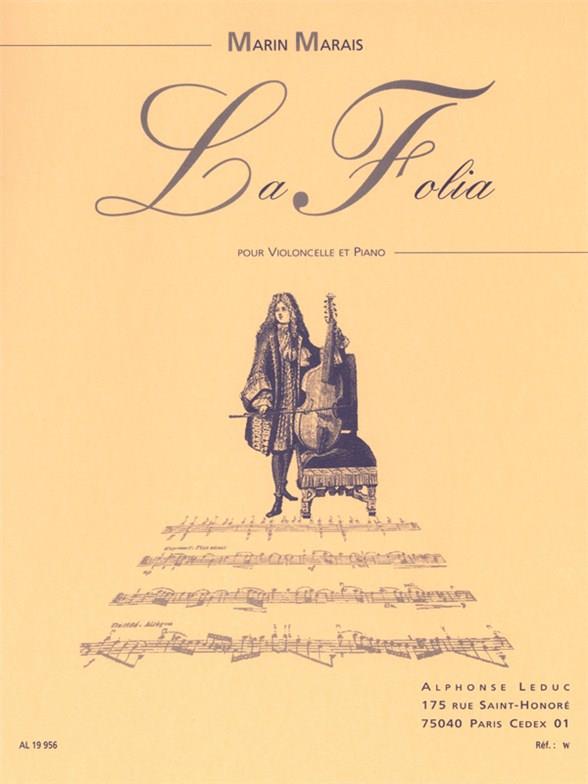 Folia - noty pro violoncello a klavír