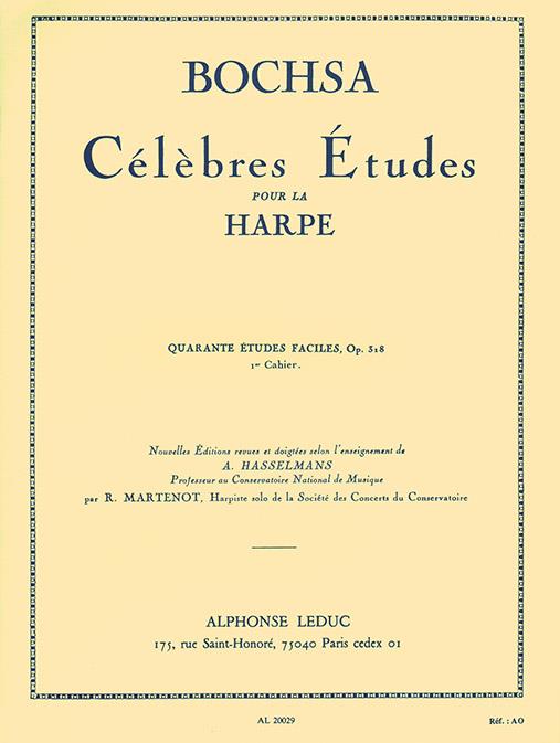 40 Etudes faciles Op.318, Vol.1 pro harfu
