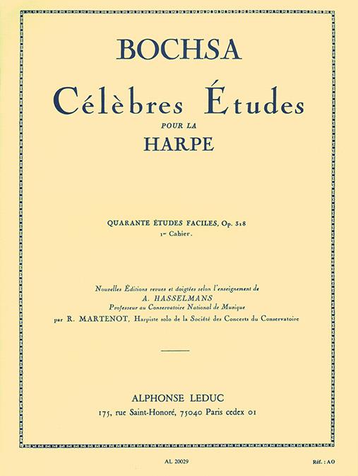 40 Etudes faciles Op.318, Vol.1 pro harfu