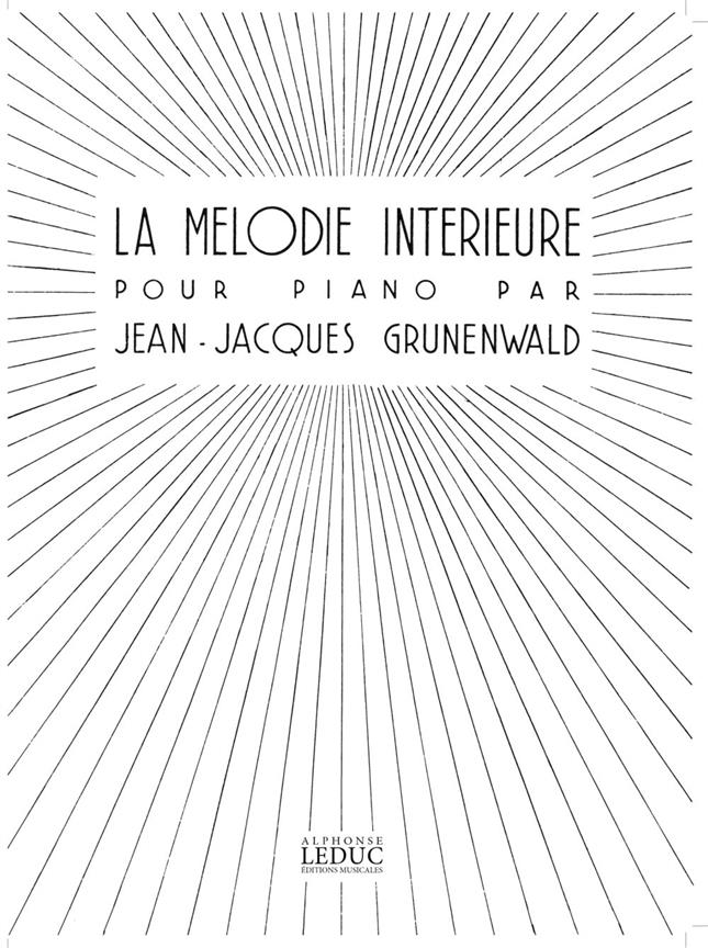 Melodie Interieure - noty pro klavír