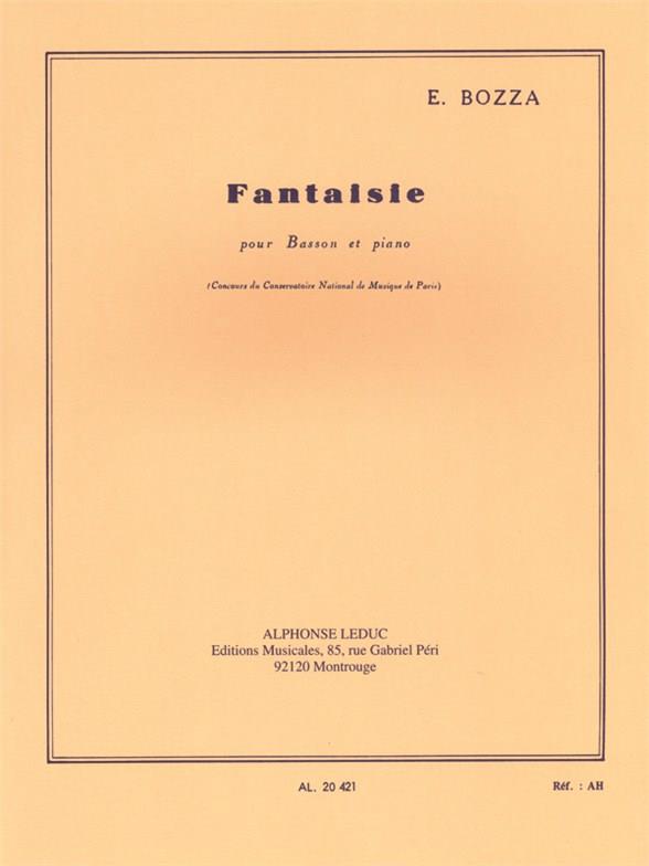 Fantaisie For Bassoon And Piano - fagot a klavír