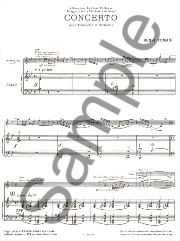 Concerto For Trumpet And Orchestra - trubka a klavír