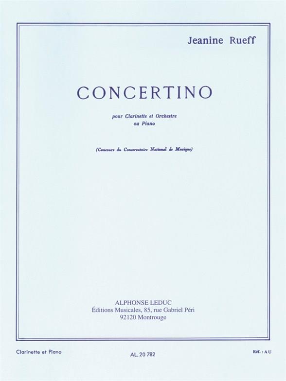 Concertino For Clarinet - klarinet a klavír