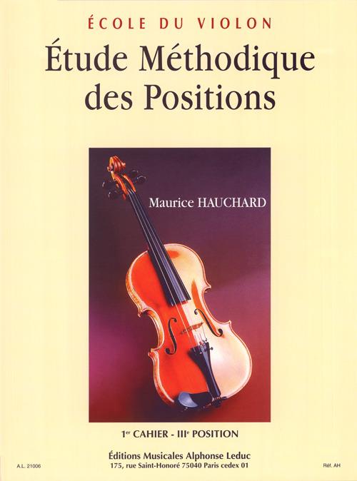 Etude Methodique Des Positions Vol 1 - pro housle