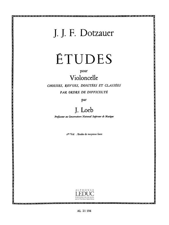 Justus Johann Friedrich Dotzauer: Etudes Vol.2 - na violoncello