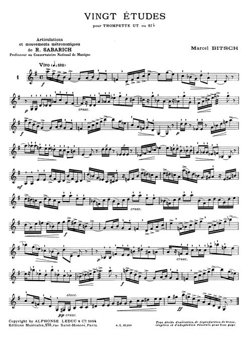 20 études - pro trumpetu