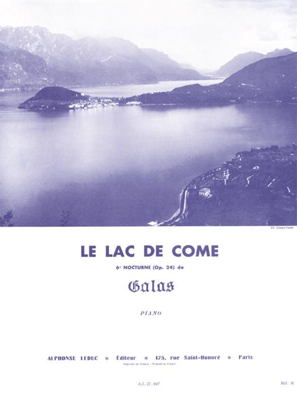 Lac De Come - noty pro klavír
