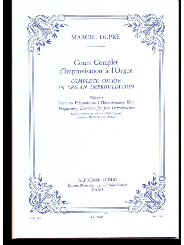 Complete Course in Organ Improvisation (Volume 1) - noty na varhany