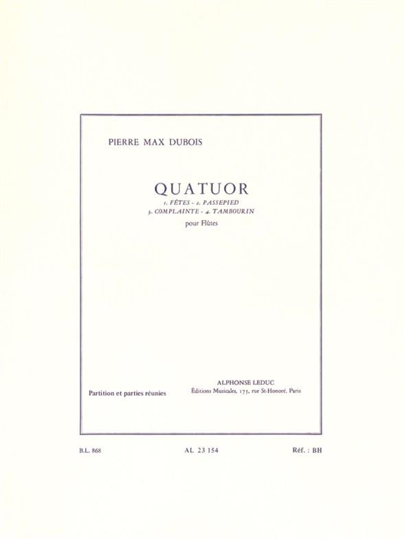 Quatuor Pour Flûtes - na příčnou flétnu