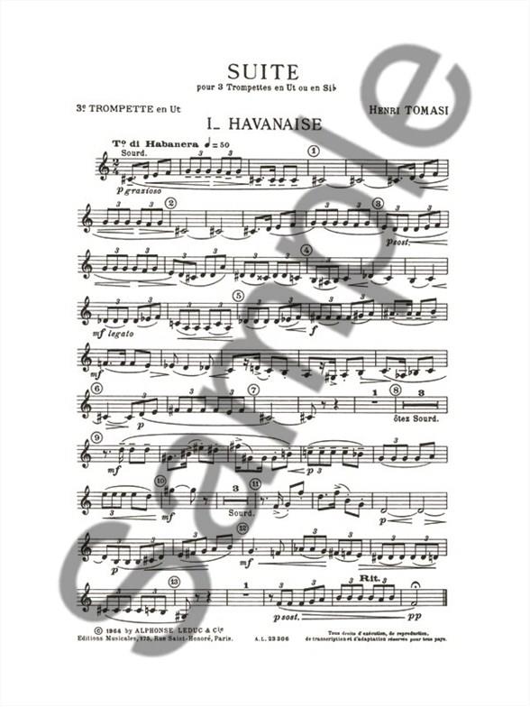 Suite For Three Trumpets - pro trumpetu