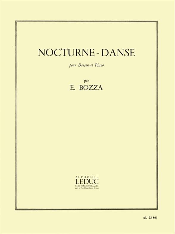 Nocturne-Danse For Bassoon And Piano - fagot a klavír