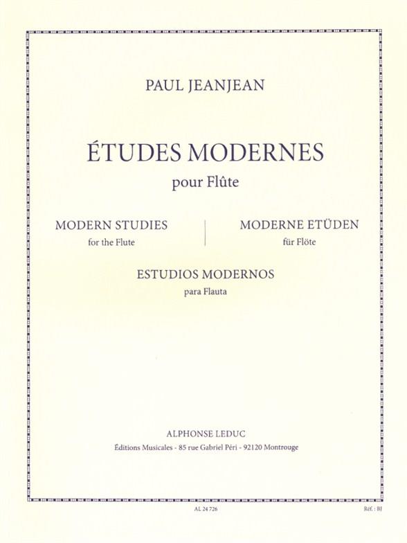 Etudes Modernes od Paul Jeanjean pro příčnou flétnu