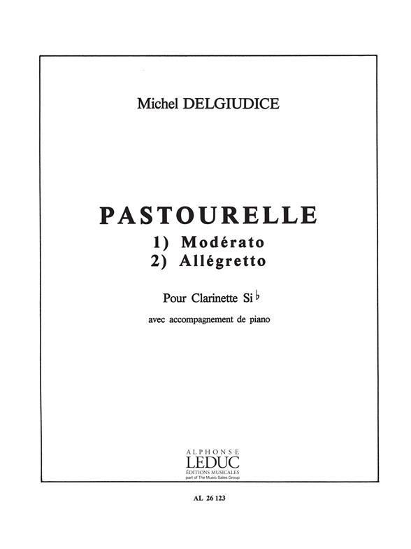 Pastourelle - Clarinette Sib Et Piano - Collection Rougeron - klarinet a klavír