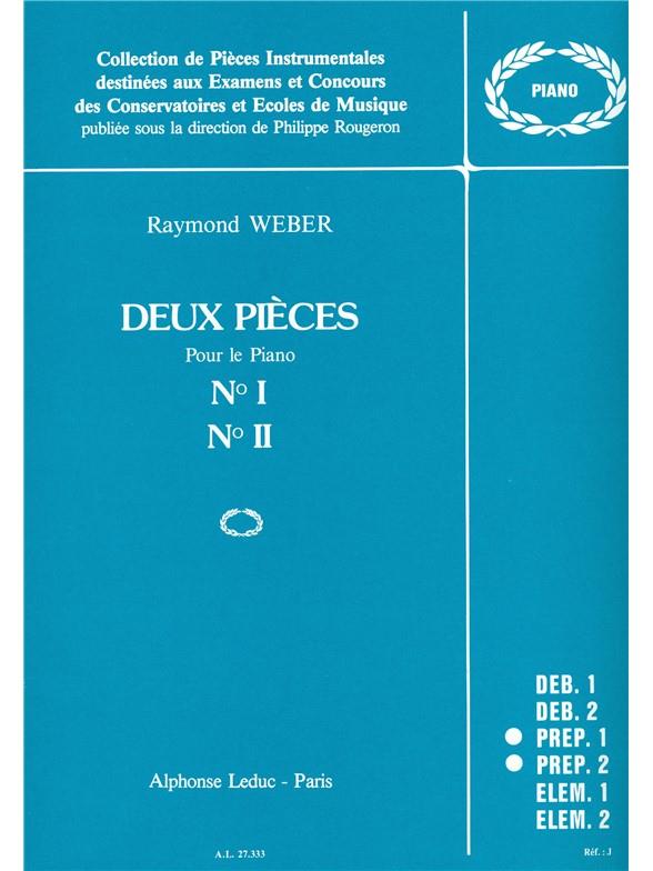2 Pieces - Piano - Collection Rougeron - noty pro klavír