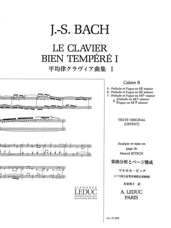 Le Clavier bien tempéré Vol.1b - noty pro klavír