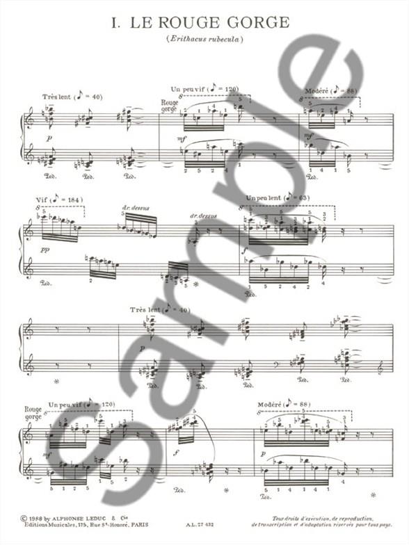 Small Sketches of Birds for Piano - noty pro klavír
