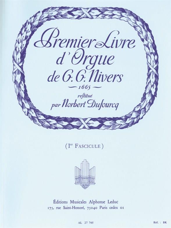 Livre D'Orgue No. 1 Vol. 1 (Organ) - noty na varhany
