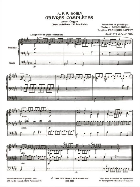 Complete Works For Organ Vol.2 - noty na varhany