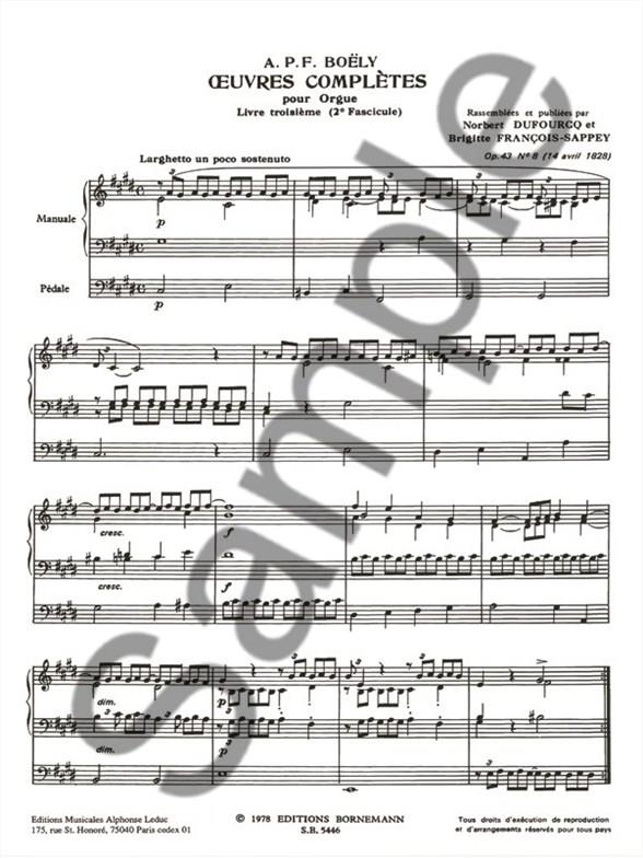 Complete Works For Organ Vol.2 - noty na varhany