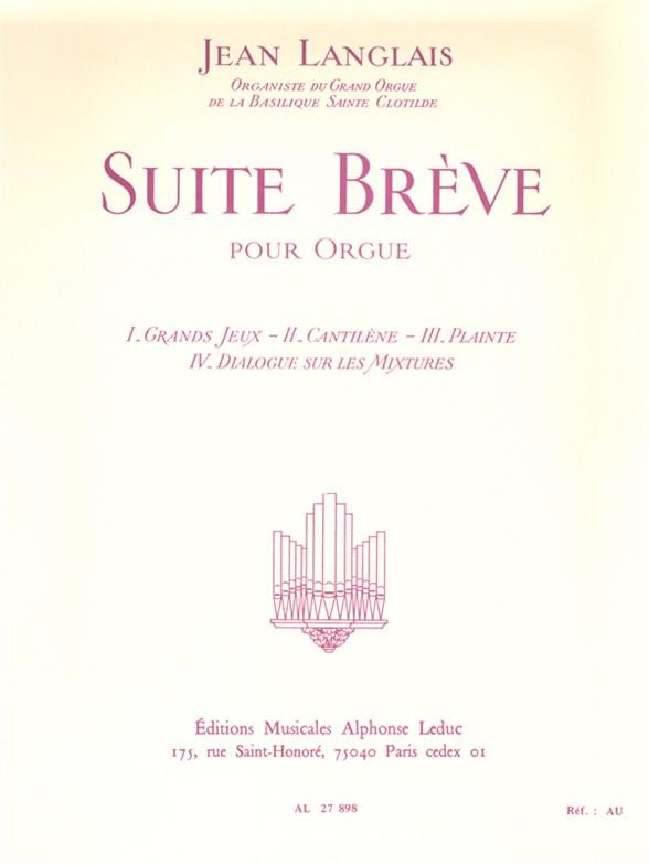 Suite Breve noty pro varhany