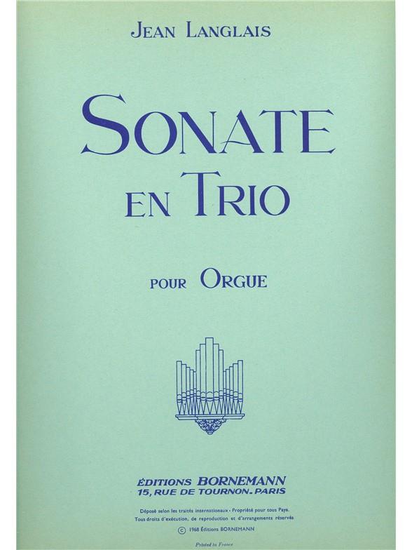 Sonate En Trio - noty na varhany