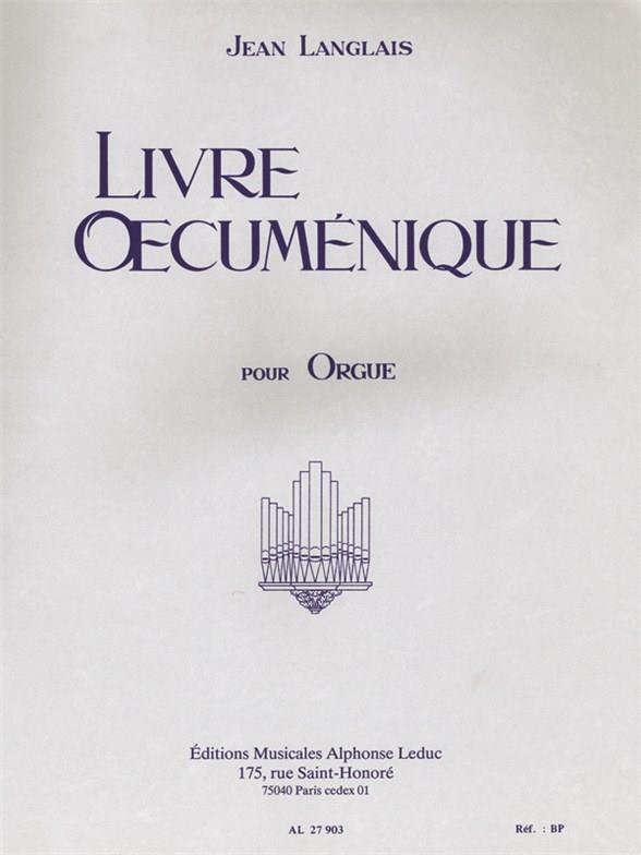 Livre Oecumenique noty pro varhany
