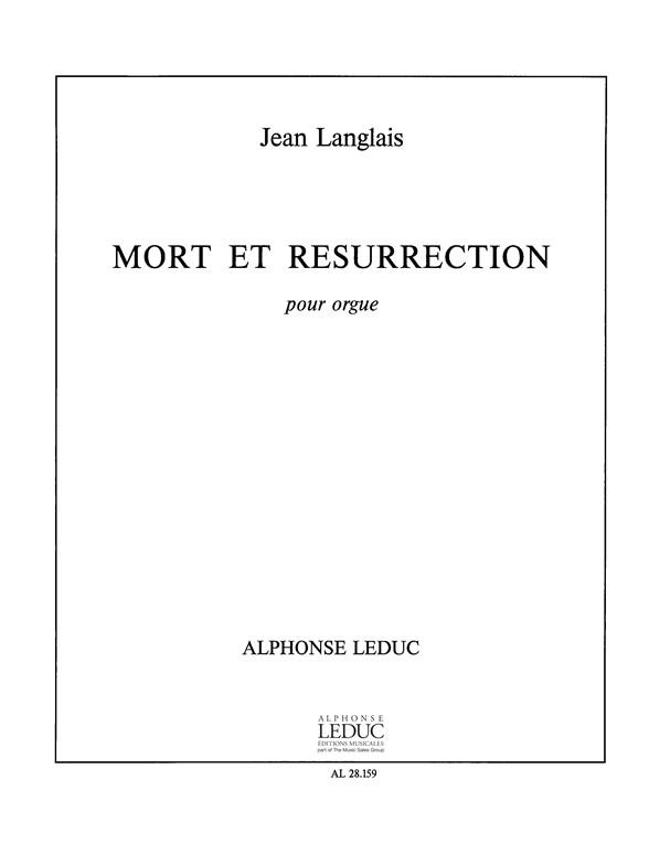 Mort Et Resurrection - noty na varhany