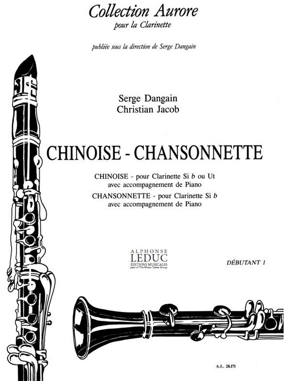 Chinoise-Chansonnette - Clarinette Sib Et Piano - Collection Aurore - klarinet a klavír