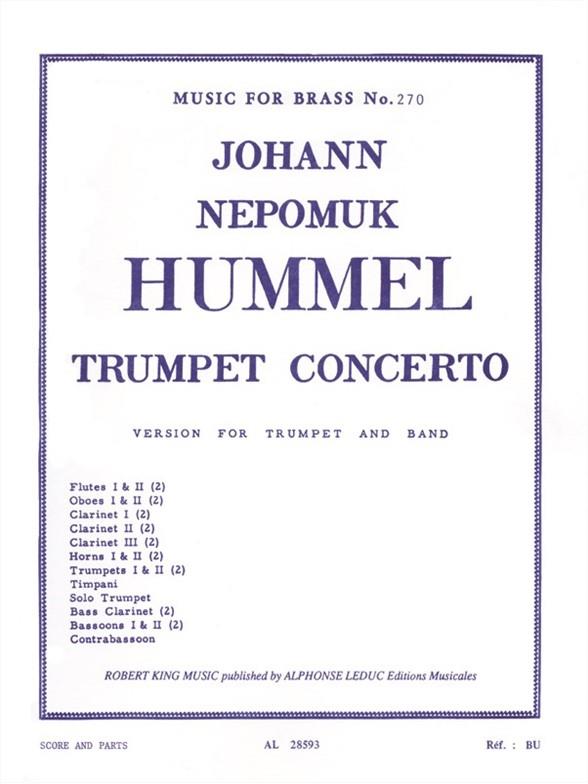 Johann Nepomuk Hummel: Trumpet Concerto - pro trumpetu