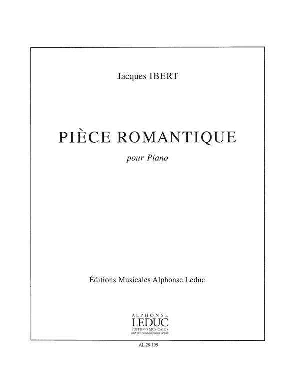 Pièce romantique - noty pro klavír