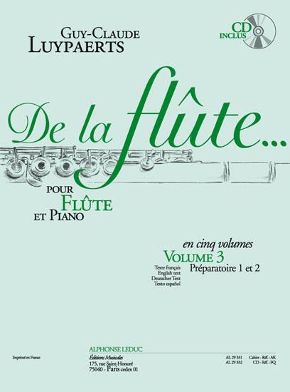 Guy-Claude Luypaerts: de La Flûte - Vol. 3