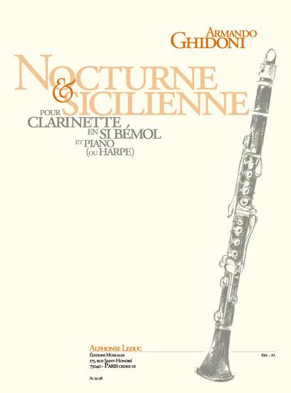 Nocturne Et Sicilienne - Clarinette Sib Et Piano - Ou Harpe - klarinet a klavír