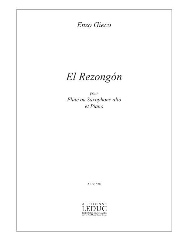 Gieco Enzo El Rezongon Flute Or Saxophone & Piano - na příčnou flétnu