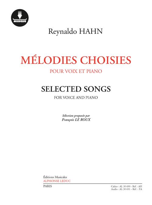 Mélodies Choisies pour Voix et Piano - Selected Songs chosen by Francois Le Roux - pro zpěv a klavír
