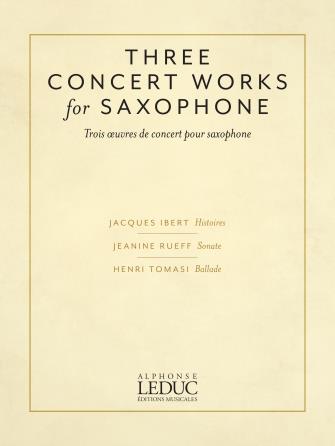 Three Concert Works pro altový saxofon a klavír