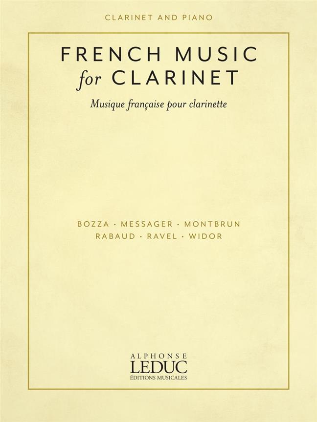 French Music for Clarinet and Piano - klarinet a klavír