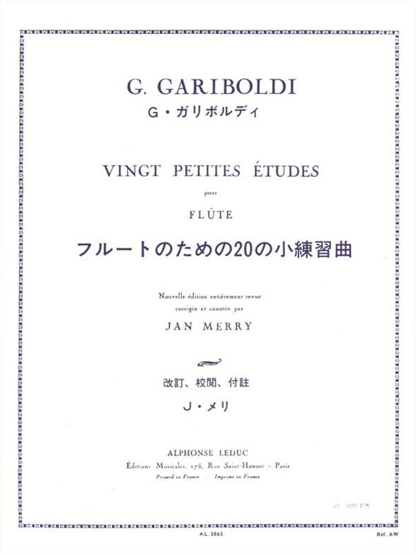 Petite Etudes(20) Op.132 pro příčnou flétnu