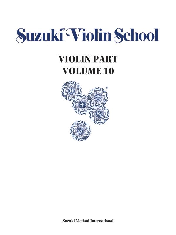 Suzuki Violin School Violin Part, Volume 10