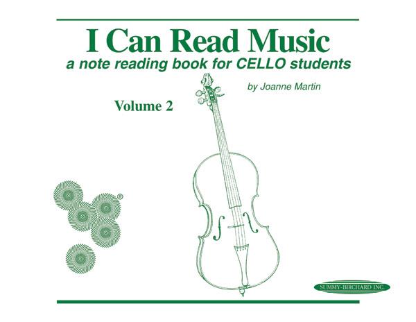 I Can Read Music, Volume 2 - A note reading book for CELLO students - pro violoncello