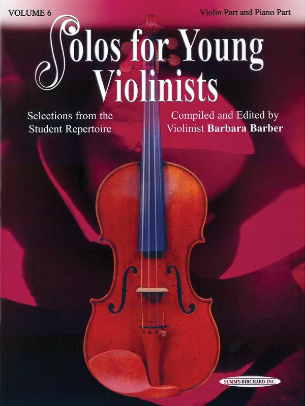Solos for Young Violinists , Vol. 6 - Selections from the Student Repertoire - pro housle