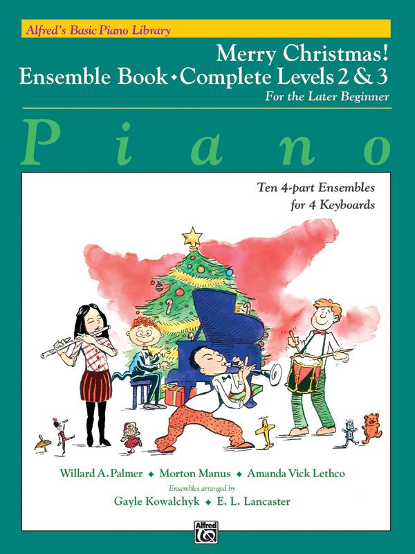 Alfred's Basic Piano Library Merry Christmas - Ensemble 2-3 Complete