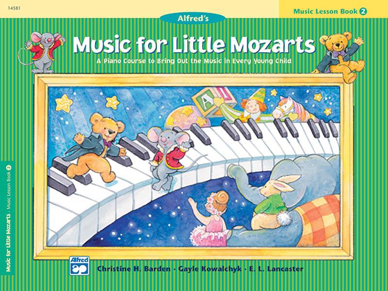 Music For Little Mozarts: Music Lesson Book 2  - noty a skladby pro klavír